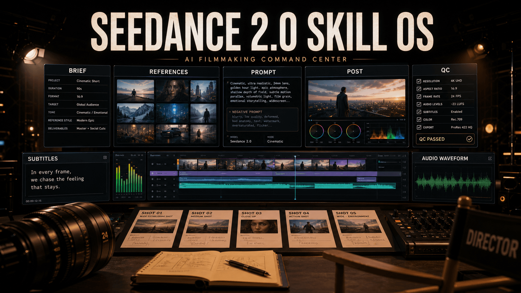 Seedance 不是缺提示词,而是缺一个会记住上一镜的导演:这套 28 Skill 工作流怎么用