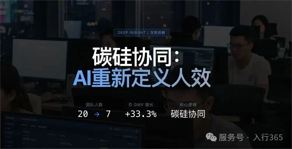 深圳AI团队帮客户砍掉2/3员工,GMV反涨30%:跨境电商”碳硅协同”实战拆解已付费